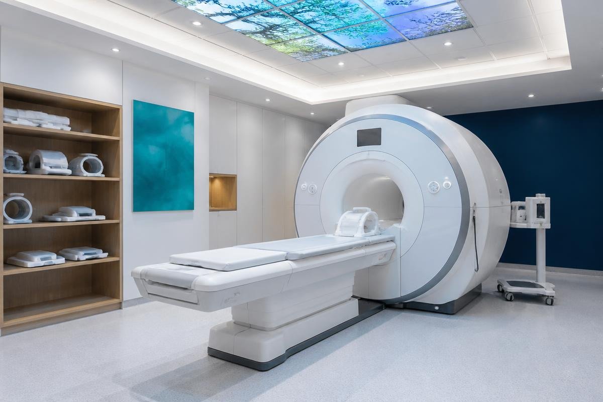 Modern MRI scanner in a private radiology imaging centre